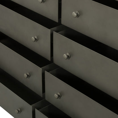 Belmont Dresser by Four Hands in black. Made from iron in a transitional style.