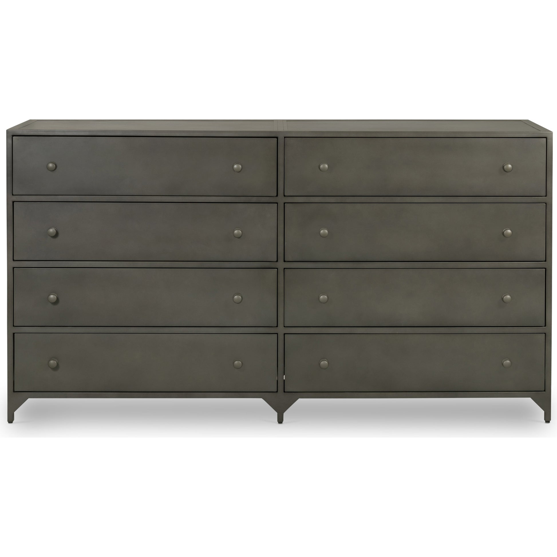 Belmont Dresser by Four Hands in black. Made from iron in a transitional style.