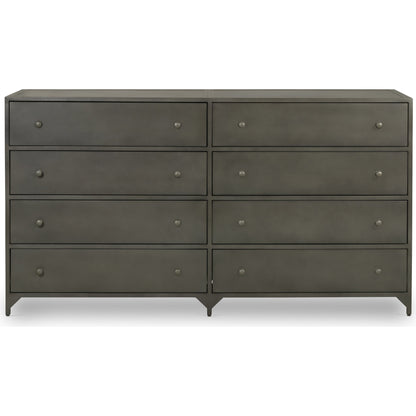 Belmont Dresser by Four Hands in black. Made from iron in a transitional style.