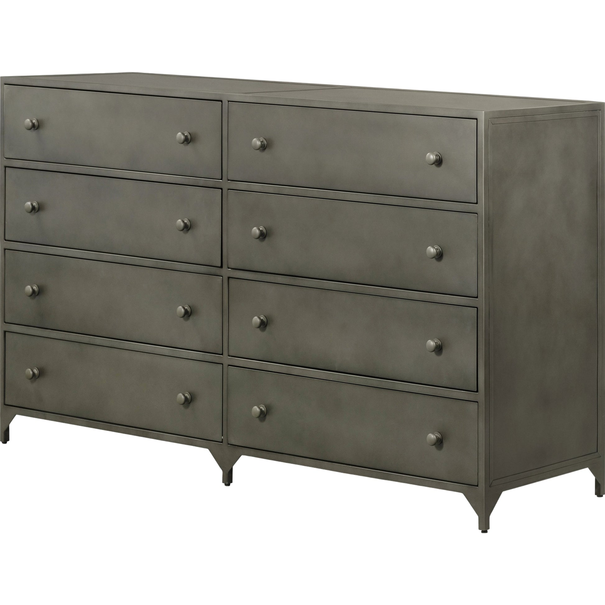 Belmont Dresser by Four Hands in black. Made from iron in a transitional style.