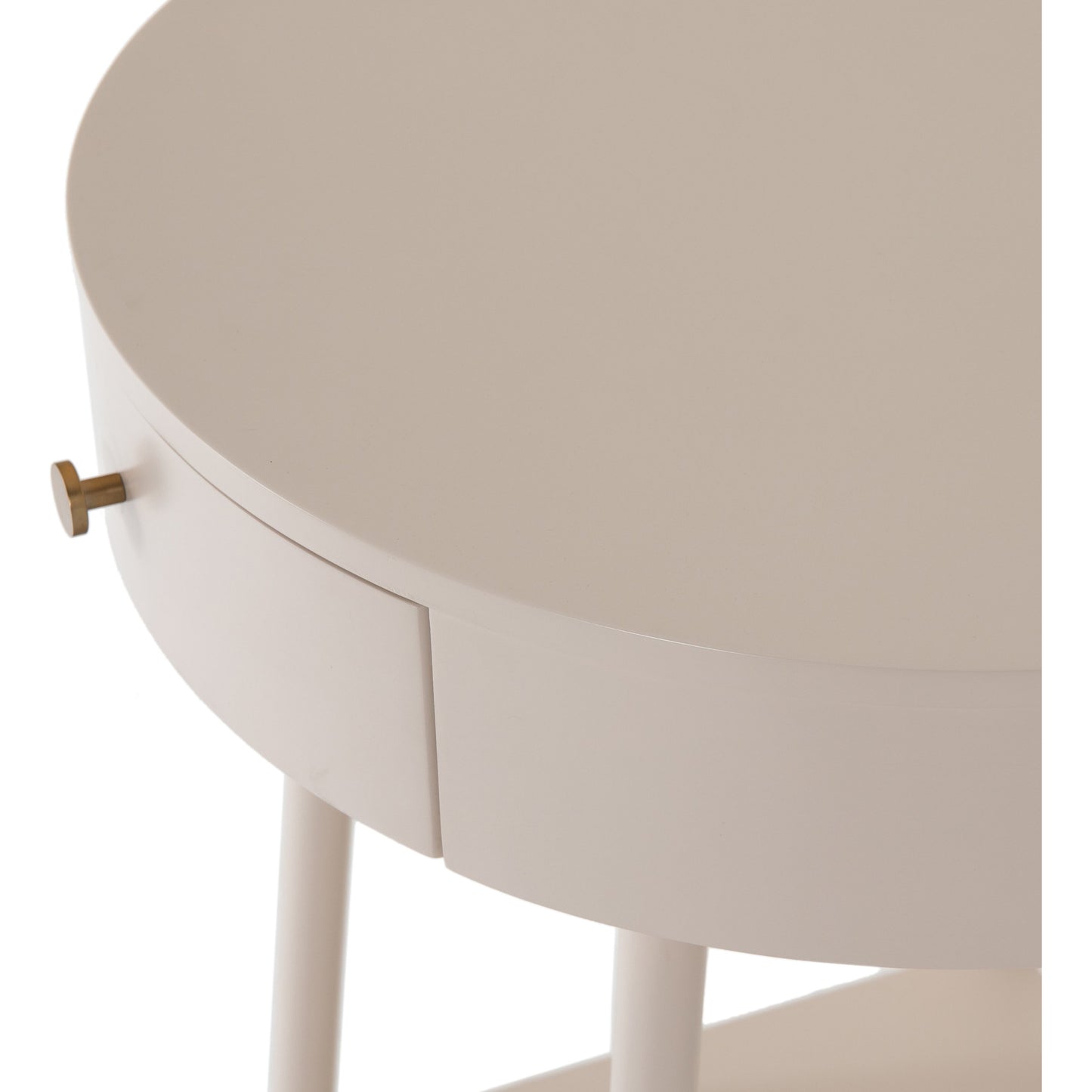 005 SI-1717112 | Additional Silo | Van Nightstand by Four Hands in aged brass, matte alabaster, golden brass and matte alabaster. Made from engineered hardwood, solid parawood, iron in a modern style.