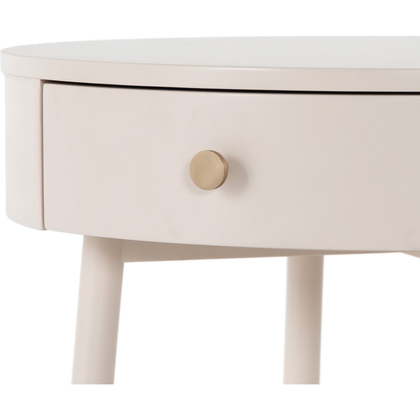 009 SI-1717112 | Additional Silo | Van Nightstand by Four Hands in aged brass, matte alabaster, golden brass and matte alabaster. Made from engineered hardwood, solid parawood, iron in a modern style.