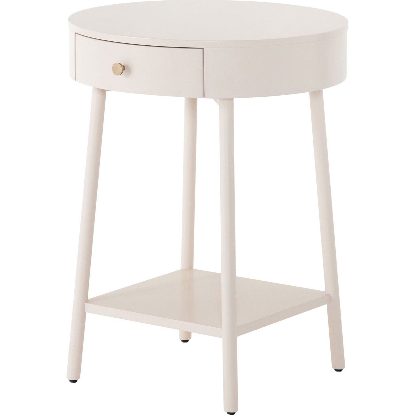 001 SI-1717112 | Additional Silo | Van Nightstand by Four Hands in aged brass, matte alabaster, golden brass and matte alabaster. Made from engineered hardwood, solid parawood, iron in a modern style.