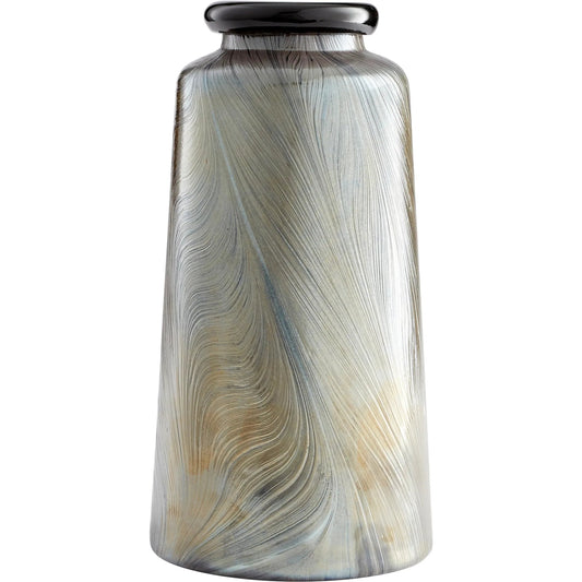 Cypress Vase by Cyan Design in damascus gray. Made from glass in a eclectic & global style.
