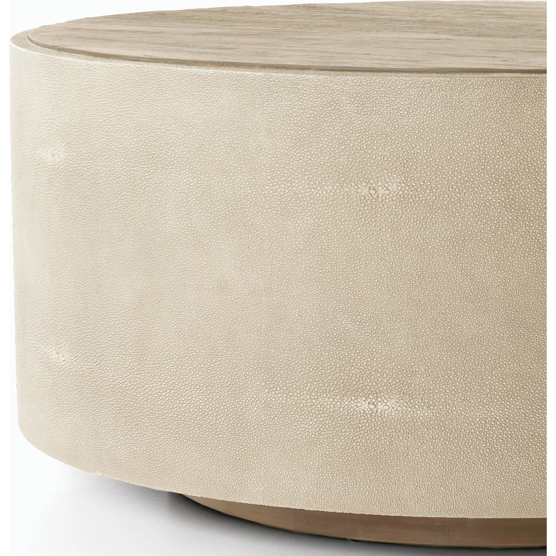 Crosby Round Coffee Table by Four Hands. Made from unique in a modern style.