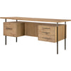 Natural Resawn Oak, Dark Steel, Natural Oak Veneer