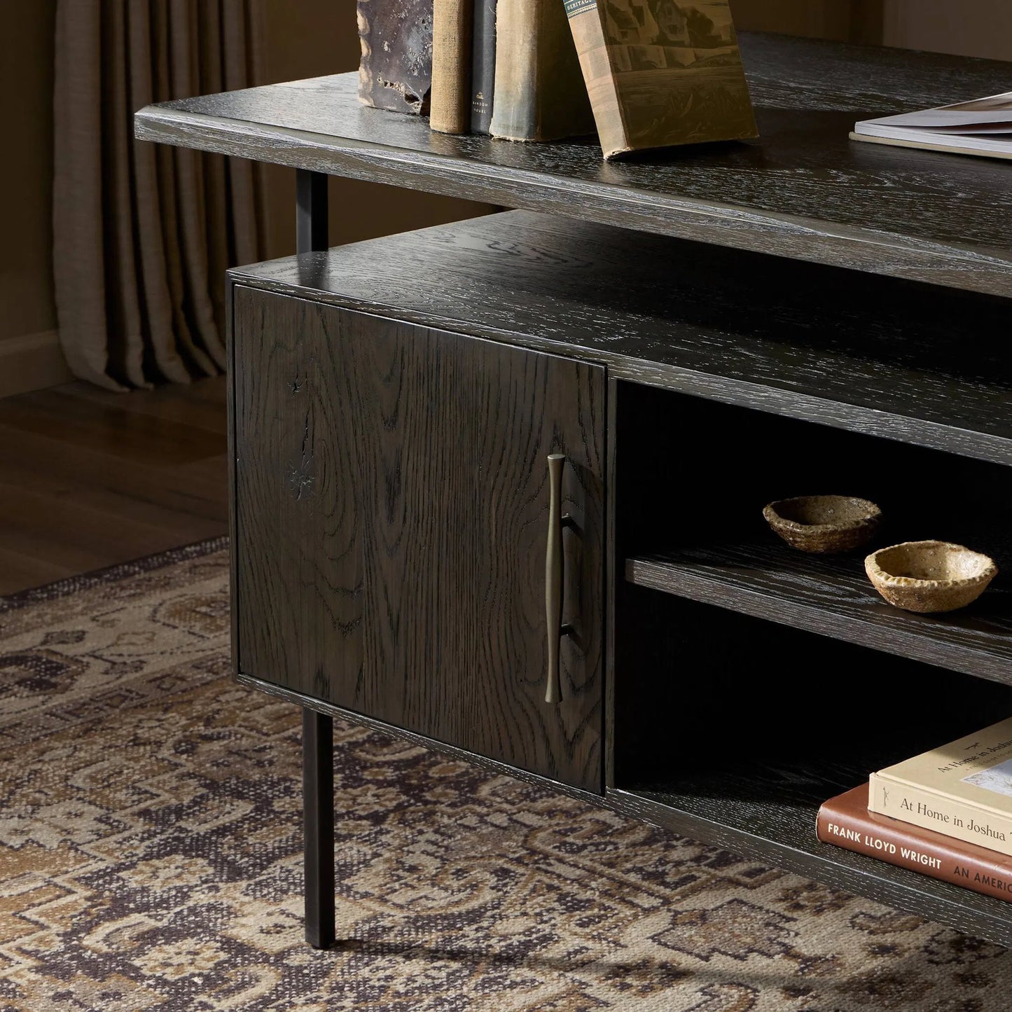 050 SI-2320146 | Closeup | Lauren Desk by Four Hands. Made from unique in a modern style.