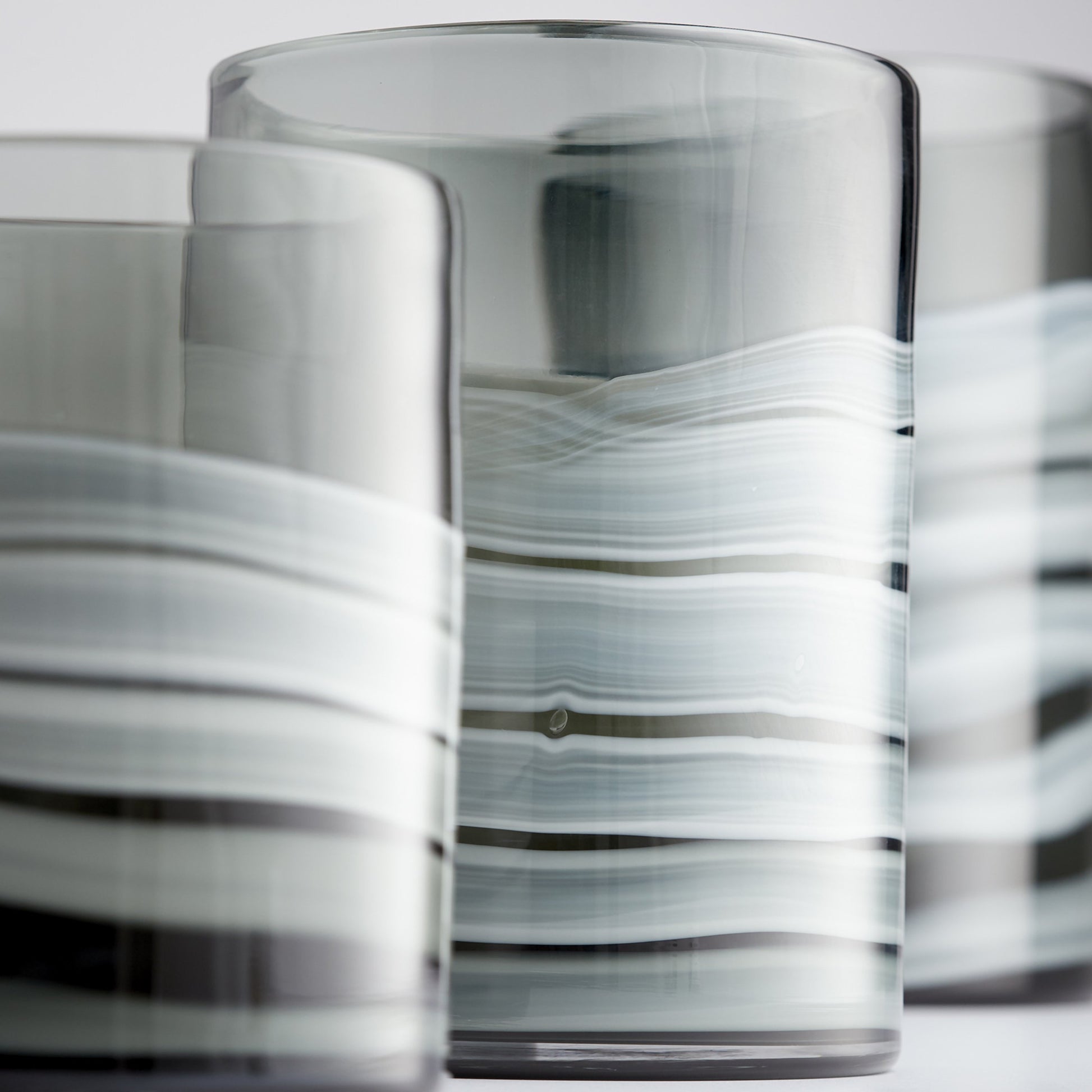 Torrent Vase by Cyan Design in white, silver. Made from glass in a modern style.
