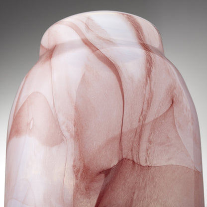 Mauna Loa Vase by Cyan Design in plum. Made from glass in a modern style.