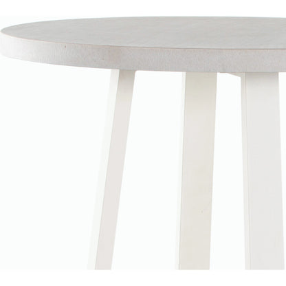 Cyrus Outdoor Round Dining Table by Four Hands. Made from lavastone composite, iron in a modern style.