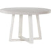 Cyrus Outdoor Round Dining Table by Four Hands. Made from lavastone composite, iron in a modern style.