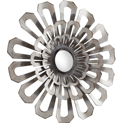 Eden Mirror by Cyan Design in galvanized. Made from iron, mirrored glass in a eclectic & global style.