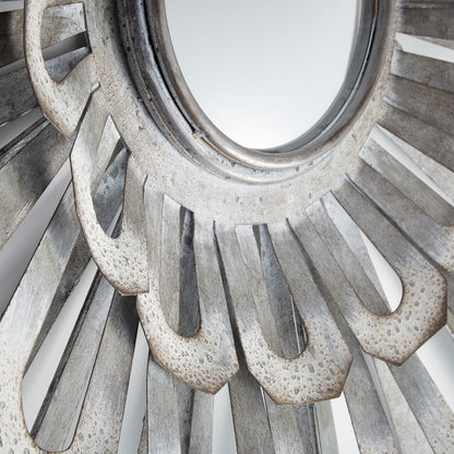 Eden Mirror by Cyan Design in galvanized. Made from iron, mirrored glass in a eclectic & global style.