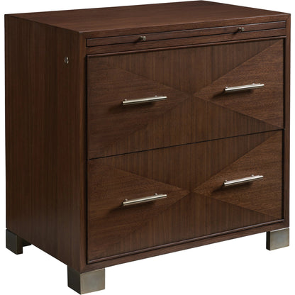 Berwick File Chest by Sligh in dark walnut. Made from unique in a transitional style.