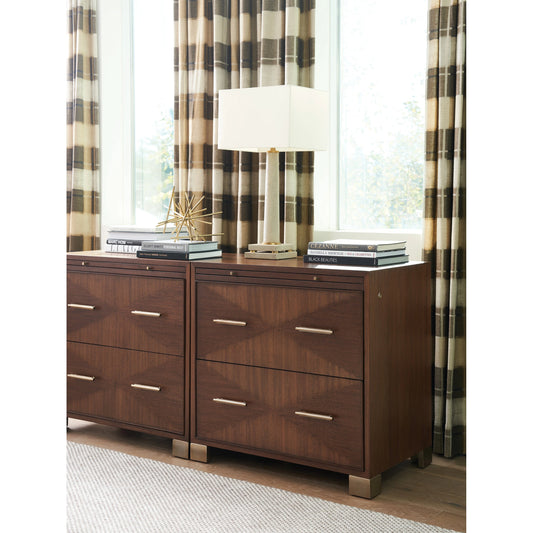 Berwick File Chest by Sligh in dark walnut. Made from unique in a transitional style.