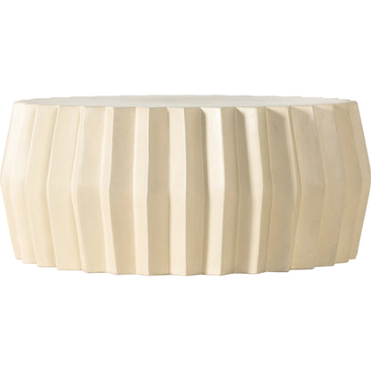 Gem Outdoor Coffee Table by Four Hands. Made from concrete in a modern style.