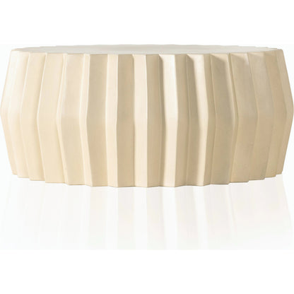 Gem Outdoor Coffee Table by Four Hands. Made from concrete in a modern style.