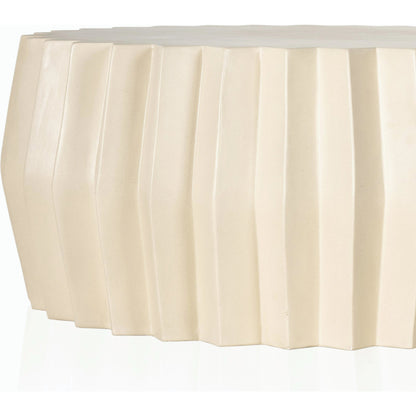 Gem Outdoor Coffee Table by Four Hands. Made from concrete in a modern style.