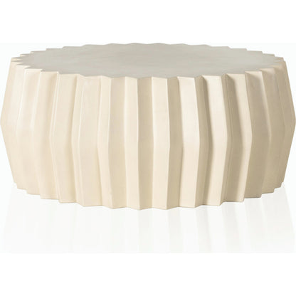 Gem Outdoor Coffee Table by Four Hands. Made from concrete in a modern style.