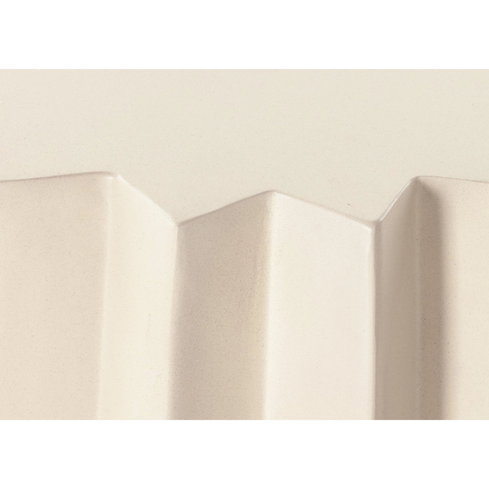 Gem Outdoor End Table by Four Hands. Made from concrete in a modern style.