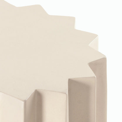 Gem Outdoor End Table by Four Hands. Made from concrete in a modern style.