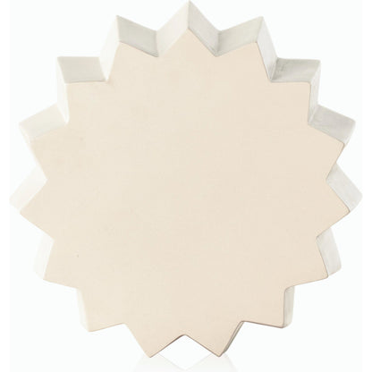 Gem Outdoor End Table by Four Hands. Made from concrete in a modern style.