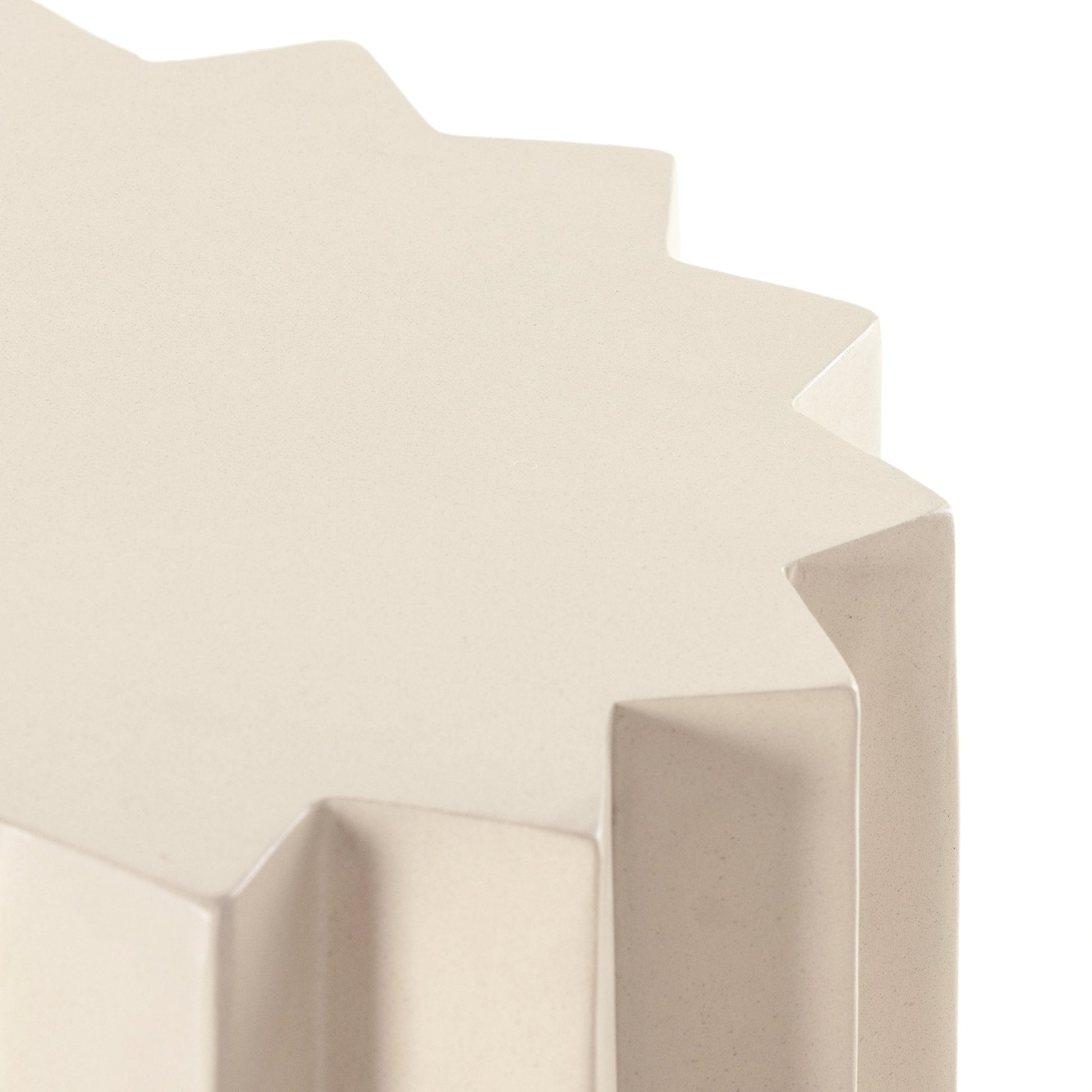 Gem Outdoor End Table by Four Hands. Made from concrete in a modern style.