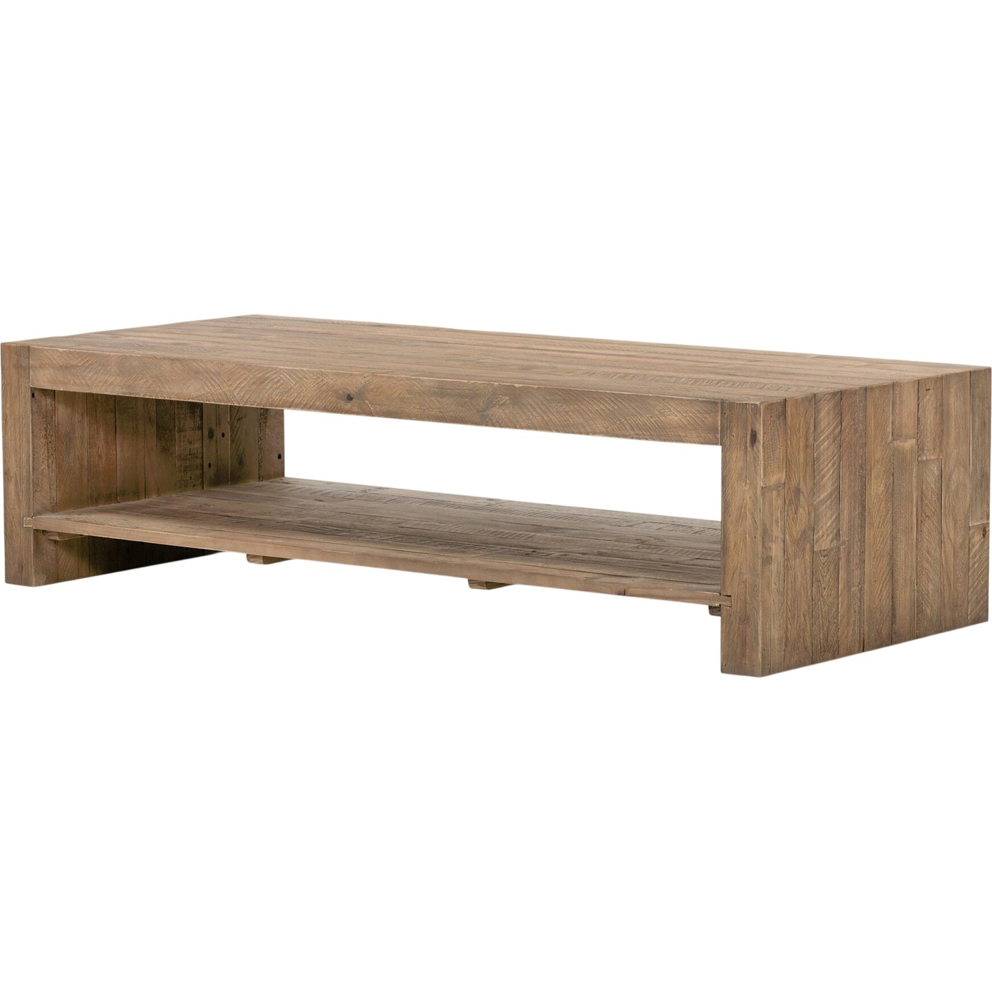 026 SI-1714396 | Primary Silo | Beckwourth Coffee Table by Four Hands in sierra rustic natural. Made from solid reclaimed pine in a modern style.
