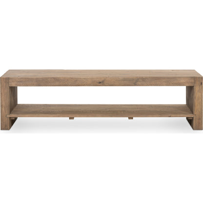 Beckwourth Coffee Table by Four Hands in sierra rustic natural. Made from solid reclaimed pine in a modern style.