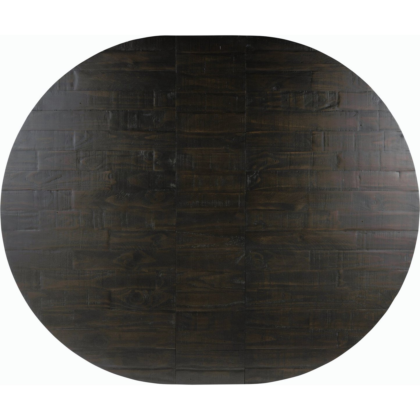 010 SI-2158148 | Additional Silo | Eberwin Round Ext Dining Table by Four Hands in dark carbon. Made from solid reclaimed pine in a modern style.