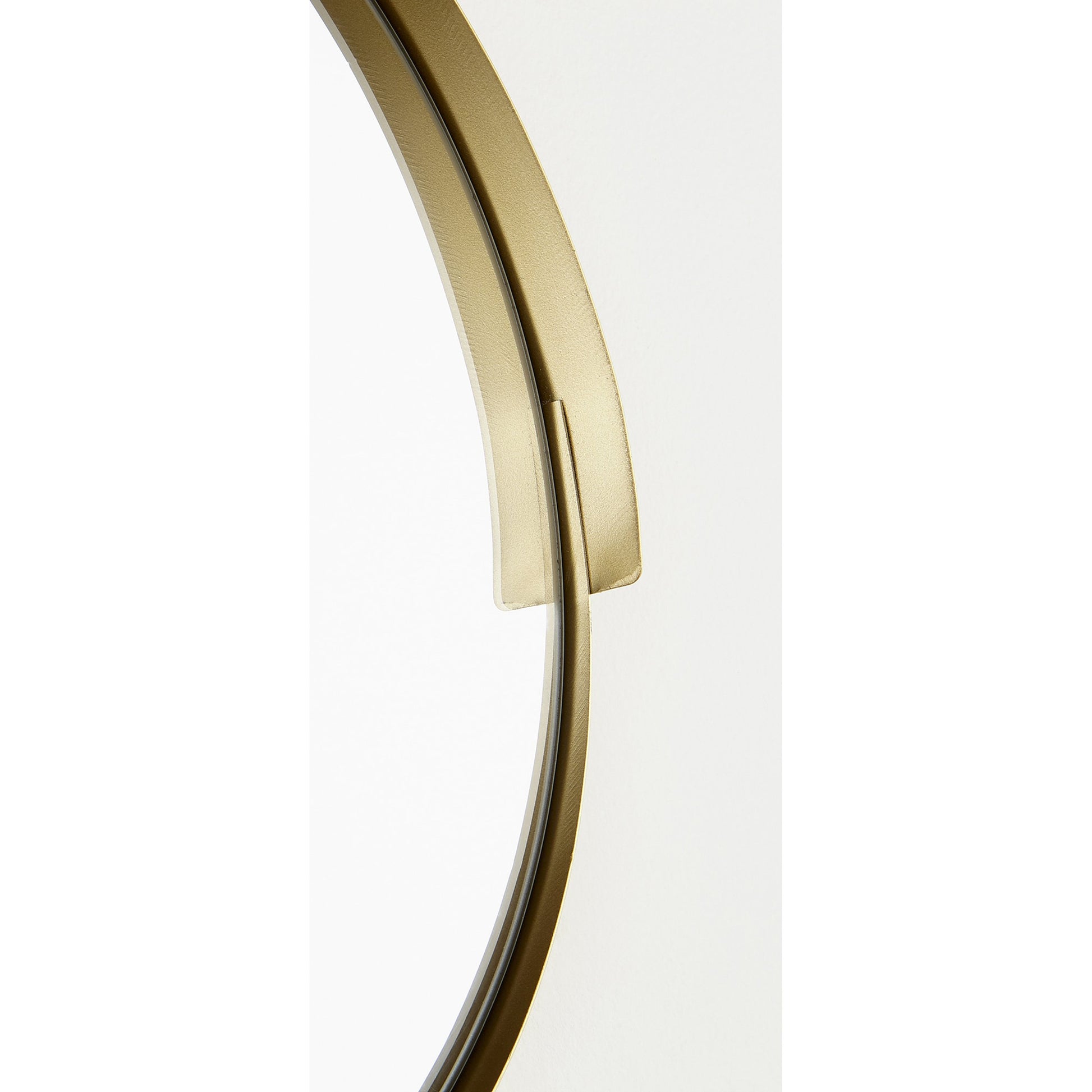 Gilded Band Mirror by Cyan Design in gold. Made from iron, glass, wood in a modern style.