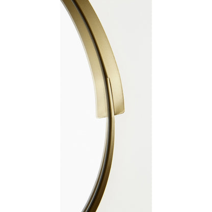 Gilded Band Mirror by Cyan Design in gold. Made from iron, glass, wood in a modern style.