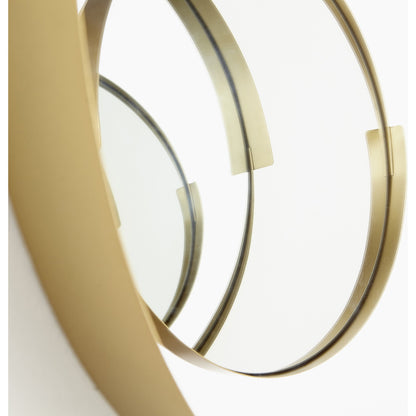 Gilded Band Mirror by Cyan Design in gold. Made from iron, glass, wood in a modern style.