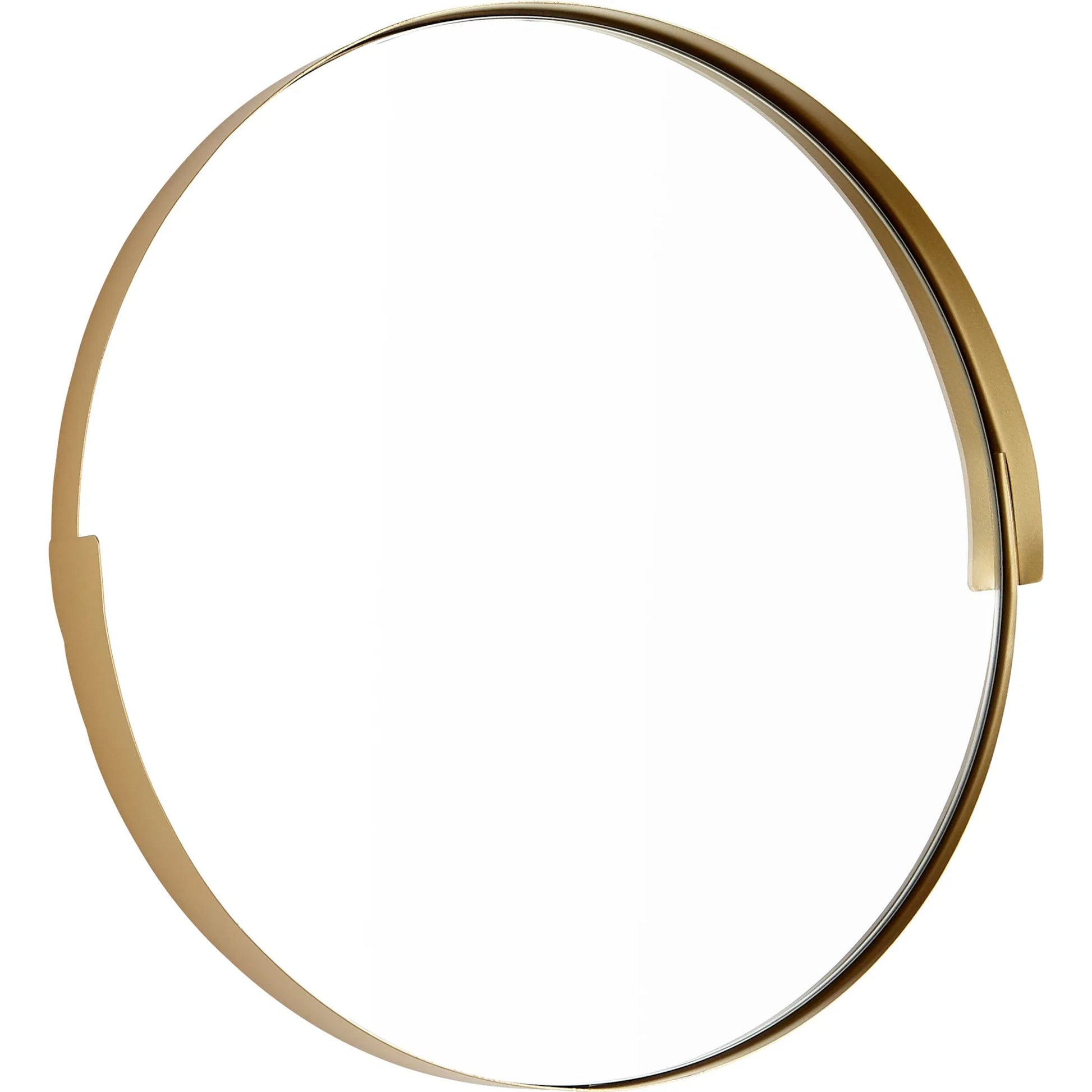 Gilded Band Mirror by Cyan Design in gold. Made from iron, glass, wood in a modern style.