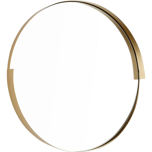 Gilded Band Mirror by Cyan Design in gold. Made from iron, glass, wood in a modern style.