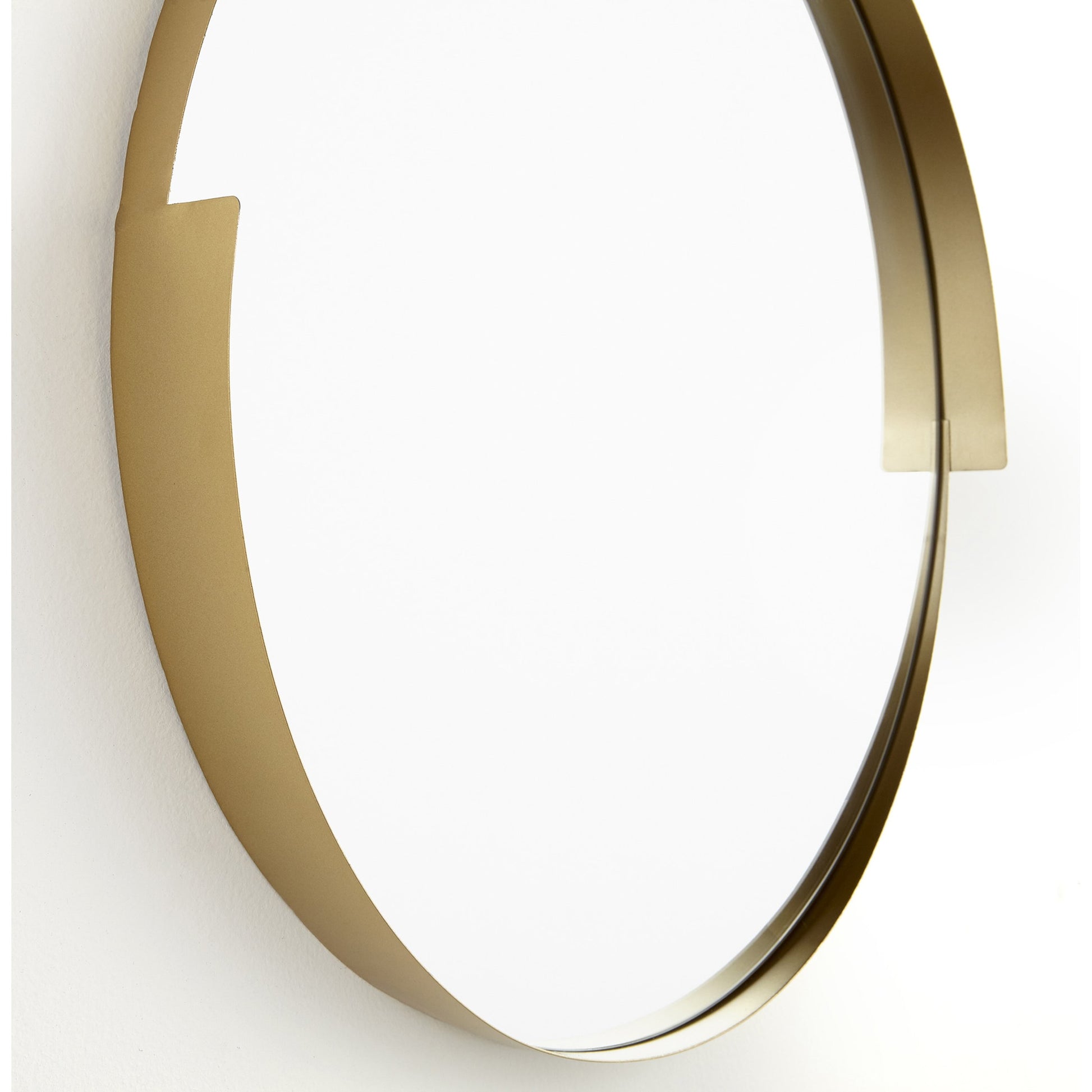 Gilded Band Mirror by Cyan Design in gold. Made from iron, glass, wood in a modern style.
