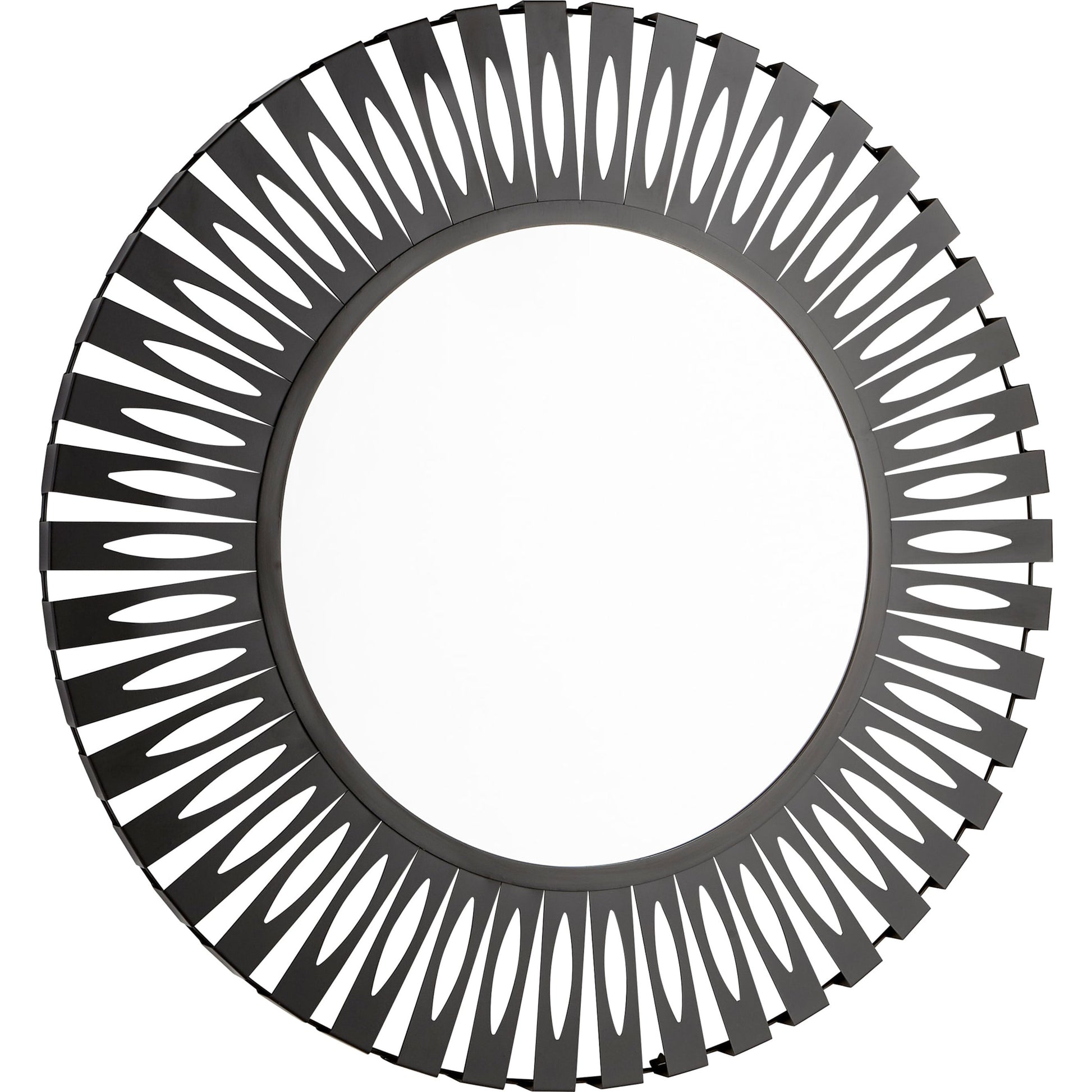 Sun Dial Mirror by Cyan Design in graphite. Made from iron, glass in a eclectic & global style.