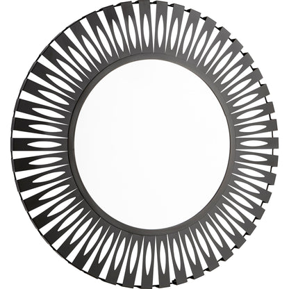 Sun Dial Mirror by Cyan Design in graphite. Made from iron, glass in a eclectic & global style.