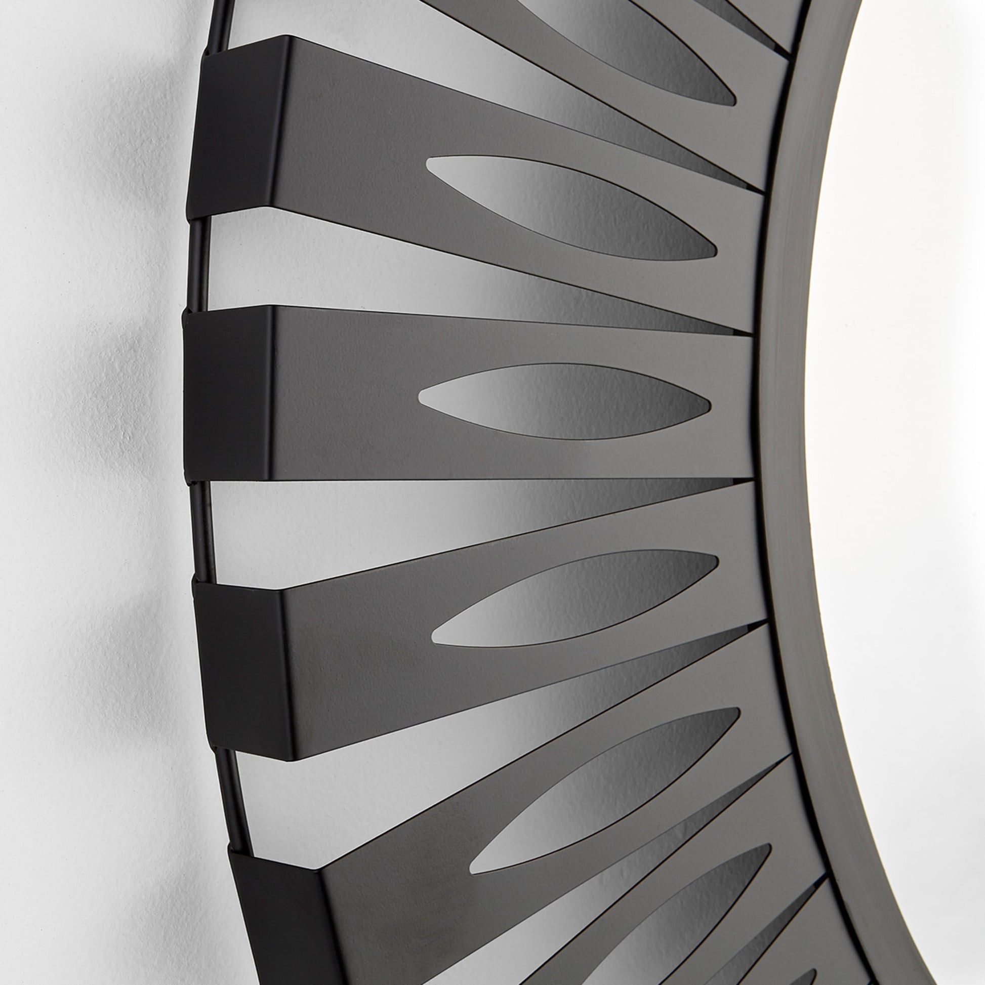 Sun Dial Mirror by Cyan Design in graphite. Made from iron, glass in a eclectic & global style.