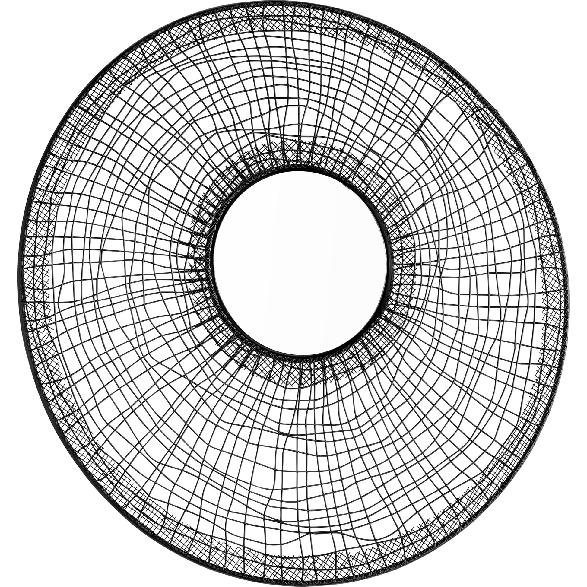 Silk Noir Mirror by Cyan Design in graphite. Made from iron, glass in a eclectic & global style.