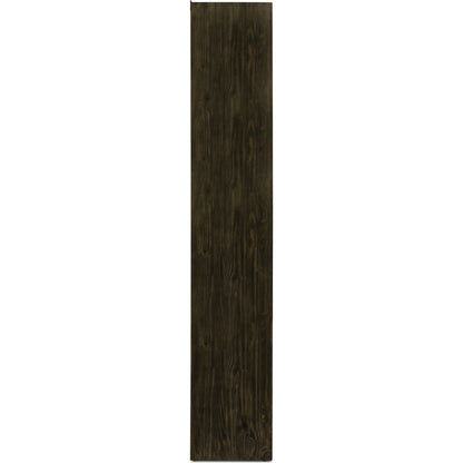 Bane Bookshelf by Four Hands in smoked pine, black iron. Made from solid pine, iron in a modern style.