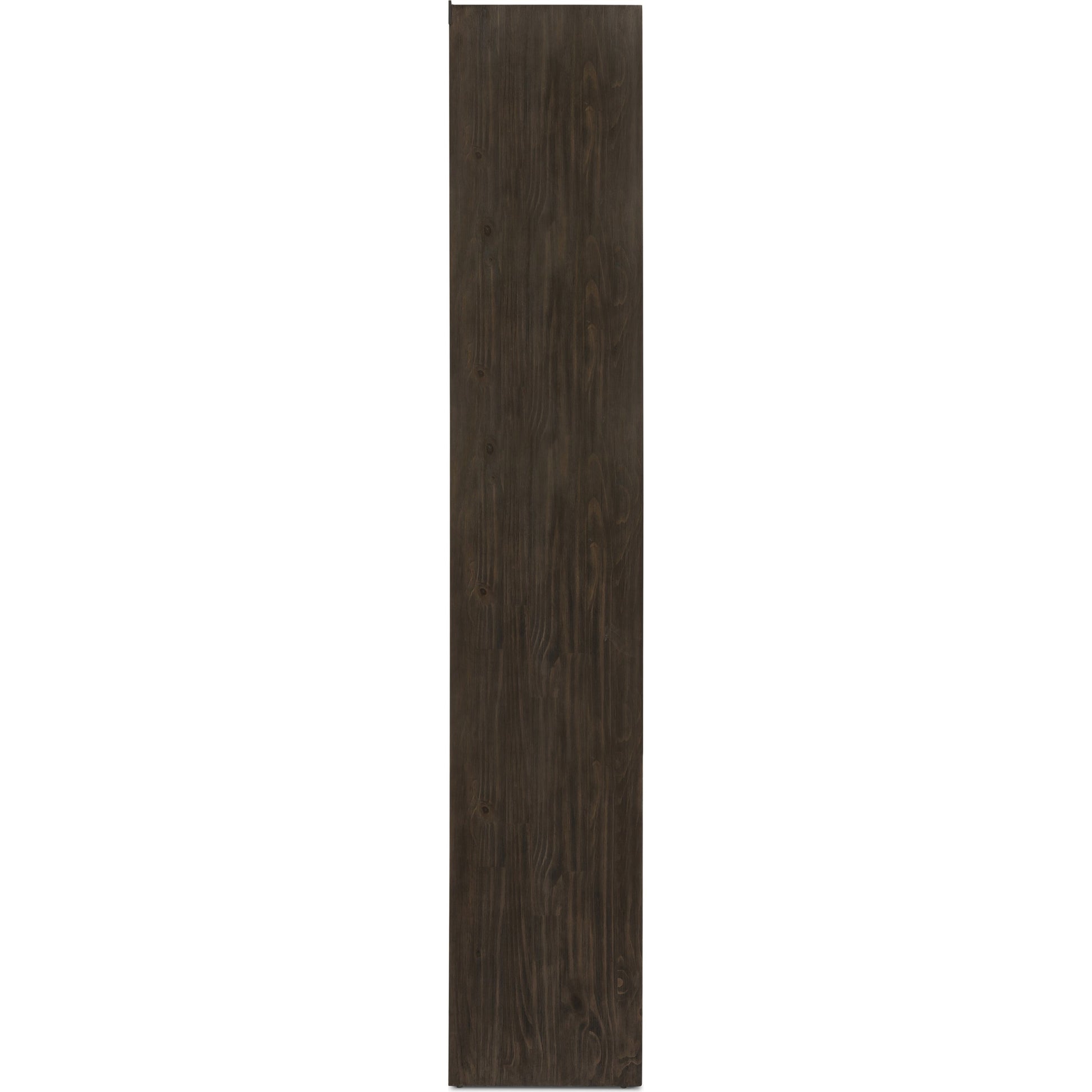 Bane Bookshelf by Four Hands in smoked pine, black iron. Made from solid pine, iron in a modern style.