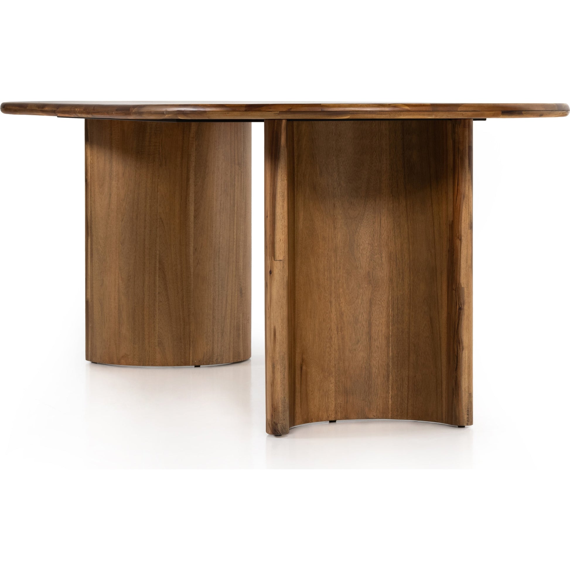 Paden Dining Table by Four Hands. Made from thin acacia veneer, solid acacia in a modern style.