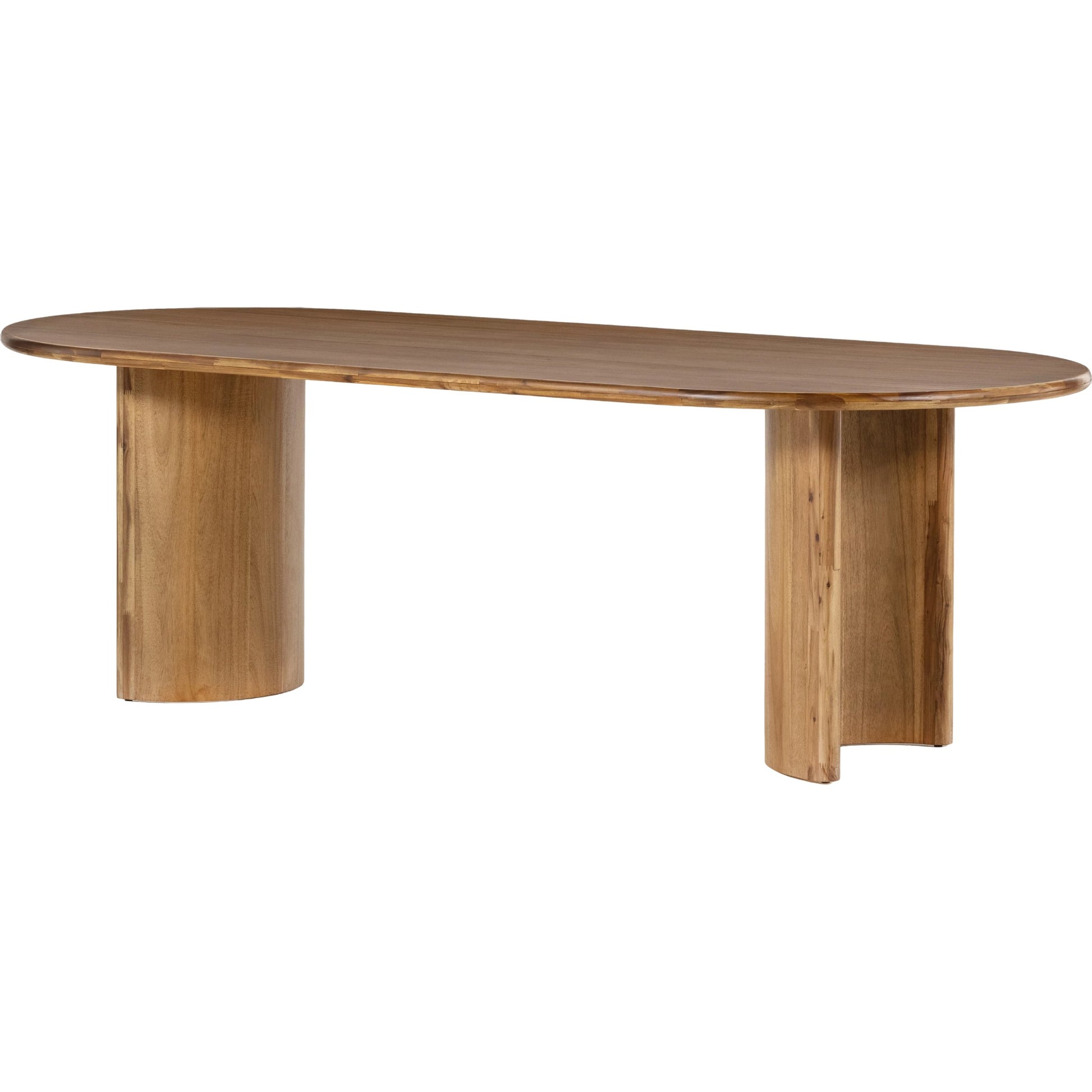 Paden Dining Table by Four Hands. Made from thin acacia veneer, solid acacia in a modern style.