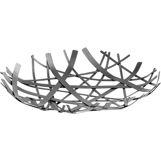 Belgian Basket by Cyan Design in graphite. Made from iron in a modern style.