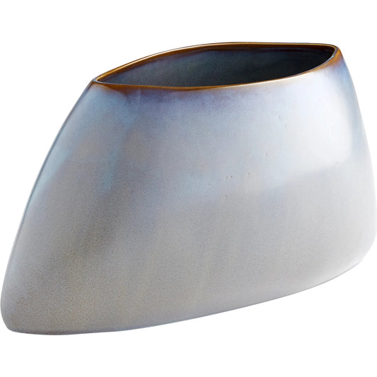 Rossi Vase by Cyan Design in granite. Made from ceramic in a coastal style.