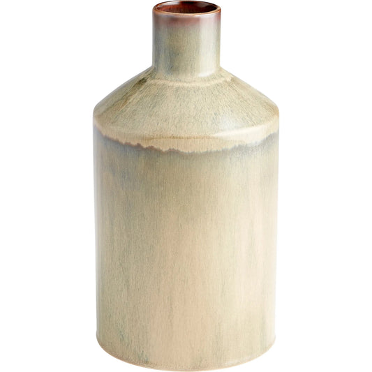 Marbled Dreams Vase by Cyan Design in olive glaze. Made from ceramic in a cottage & farmhouse style.