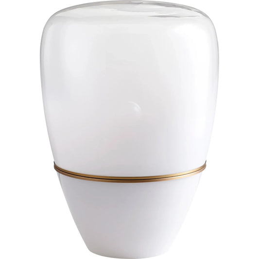 Savoye Table Lamp by Cyan Design in aged brass. Made from iron, glass in a modern style.