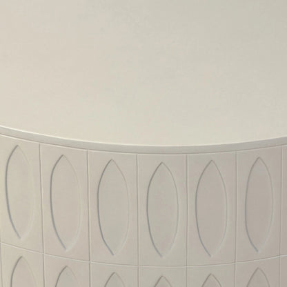 Colorado Drum Coffee Table by Four Hands in dark gray. Made from unique in a eclectic & global style.