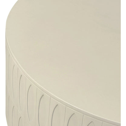 Colorado Drum Coffee Table by Four Hands in dark gray. Made from unique in a eclectic & global style.